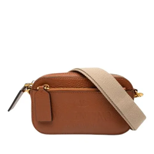 Pre-owned Leather Shoulder Bag - Valentino Vintage - Modalova