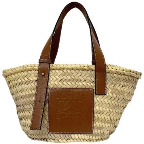 Pre-owned Raffia Tote Bag - Loewe Pre-owned - Modalova