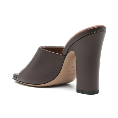 Black Lambskin Open-Toe Sandals - Paris Texas - Modalova