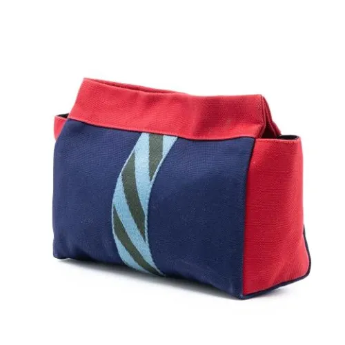Pre-owned Canvas Clutch - Hermès Vintage - Modalova