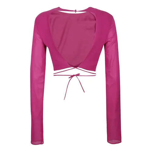 LEA Open Back Cropped TOP - Andamane - Modalova