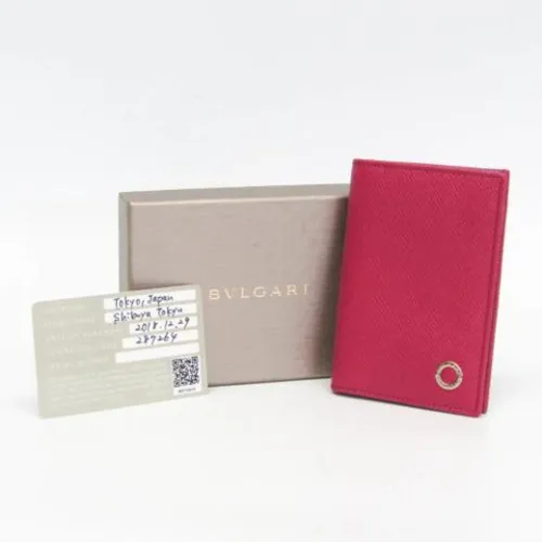 Pre-owned Leather wallets - Bvlgari Vintage - Modalova