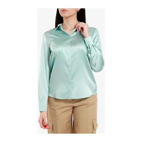 Camicia Seta Colletto Maniche Lunghe - Pennyblack - Modalova