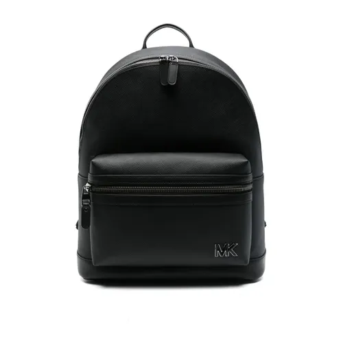 Black Zip-Top Backpack with Front Pocket - Michael Kors - Modalova
