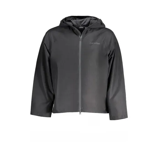 Black Polyester Jacket - Calvin Klein - Modalova