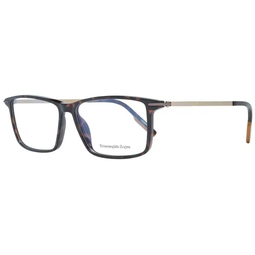Brown Men Optical Frames Rectangle Style - Zegna - Modalova