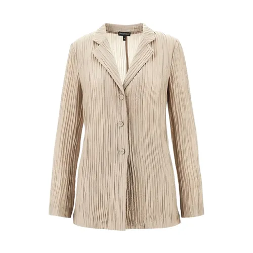 Single-breasted Blazer Jacket - Emporio Armani - Modalova