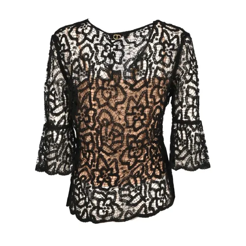 Lace Blouse with Wide Hem - Twinset - Modalova