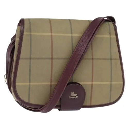 Pre-owned Canvas Shoulder Bag - Burberry Vintage - Modalova