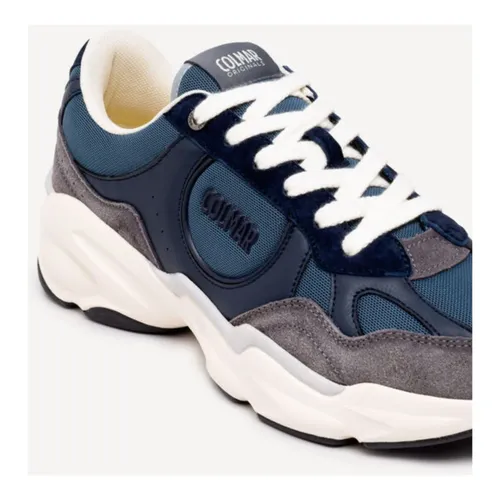 Legacy Sneakers with Suede and Leather Inserts - Colmar - Modalova