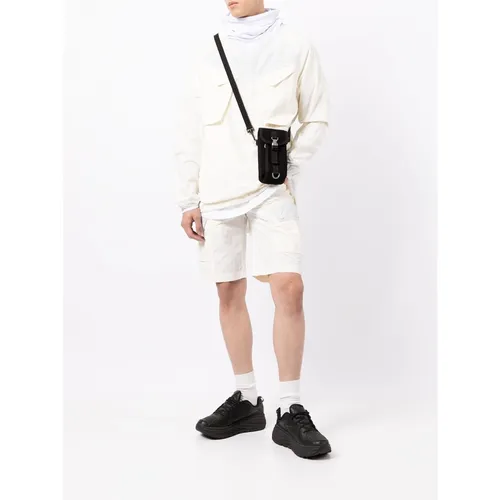 White Funnel-Neck Jacket - Maharishi - Modalova
