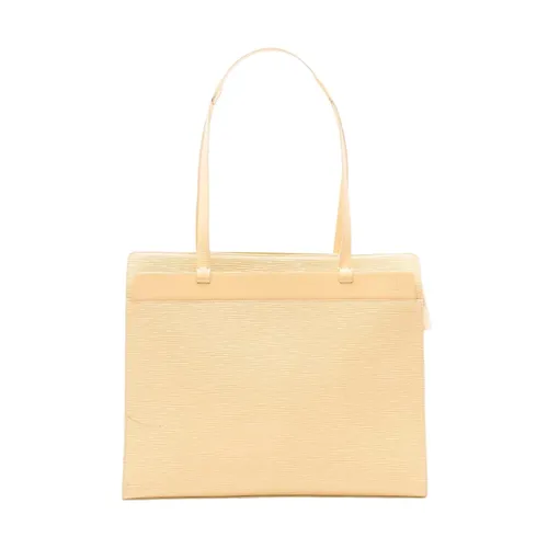 Pre-owned Structured Leather Tote Bag - Louis Vuitton Vintage - Modalova