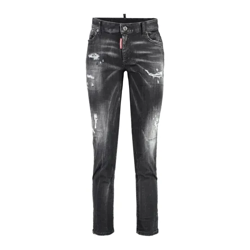 Distressed Denim Jeans - Dsquared2 - Modalova