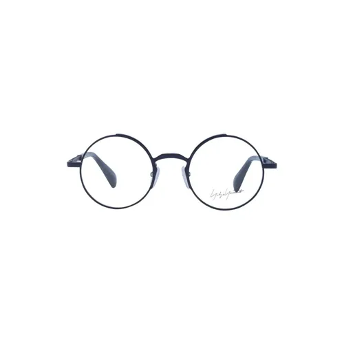 Blue Metal Panto Optical Frames - Yohji Yamamoto - Modalova