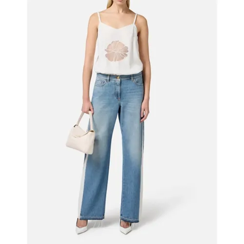 Trompe-l`oeil Jumpsuit - Elisabetta Franchi - Modalova