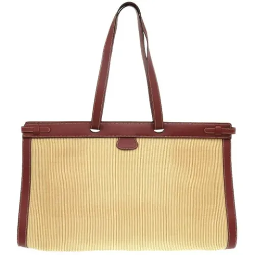 Pre-owned Tejido bolsos-de-mano - Hermès Vintage - Modalova