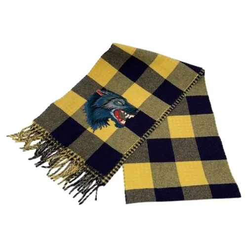 Pre-owned Wool Scarf - Gucci Vintage - Modalova