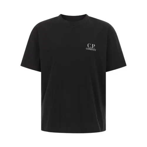 Logo Cotton T-Shirt - C.p. Company - Modalova