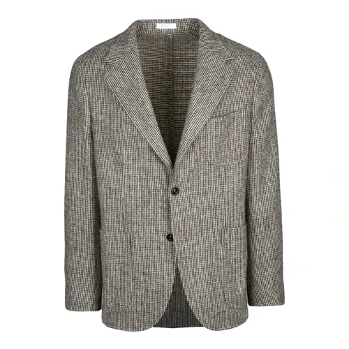 Wool Cashmere Jacket Buttoned Unlined - Boglioli - Modalova