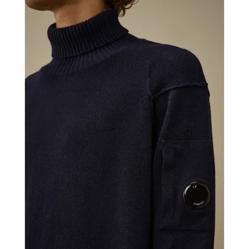 Lambswool Turtleneck Sweater - C.p. Company - Modalova