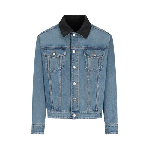 Quilted Cannage Denim Jacket - Dior - Modalova
