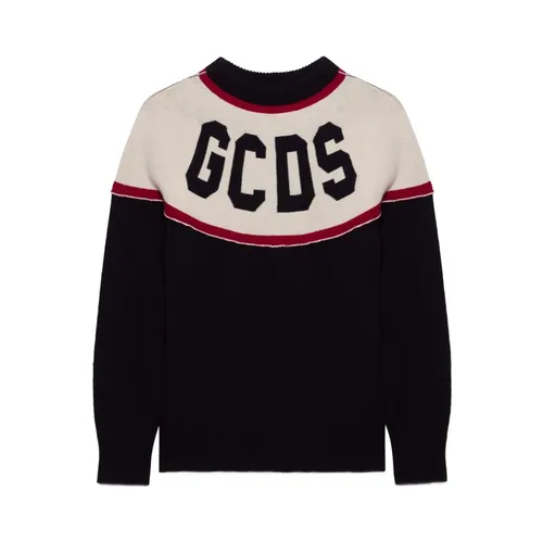 Stripes Logo Sweater - Gcds - Modalova