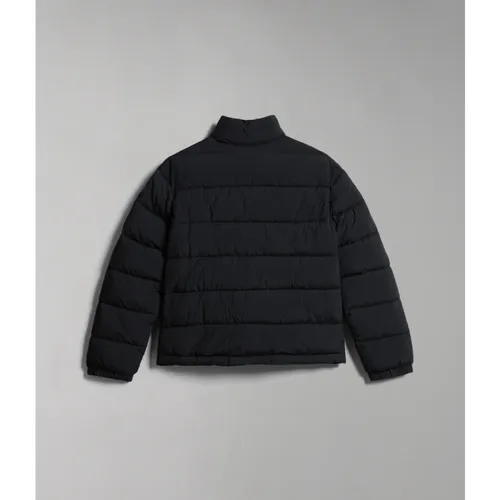 Black Padded Jacket with Logo - Napapijri - Modalova