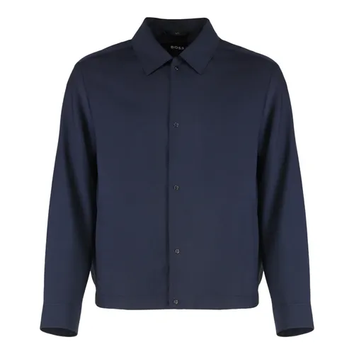 Wool-blend Overshirt - Hugo - Modalova
