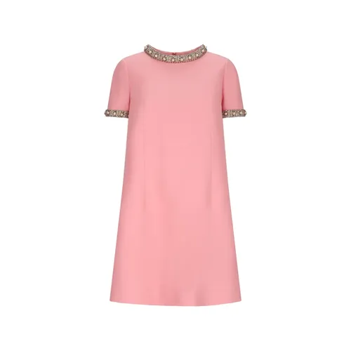 Besticktes Crepe Couture Kleid - Valentino Garavani - Modalova