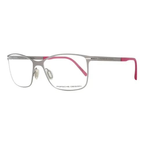 Silver Metal Rectangle Optical Frames - Porsche Design - Modalova