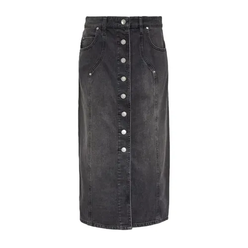 Denim Skirt Vandy with Pockets - Marant étoile - Modalova