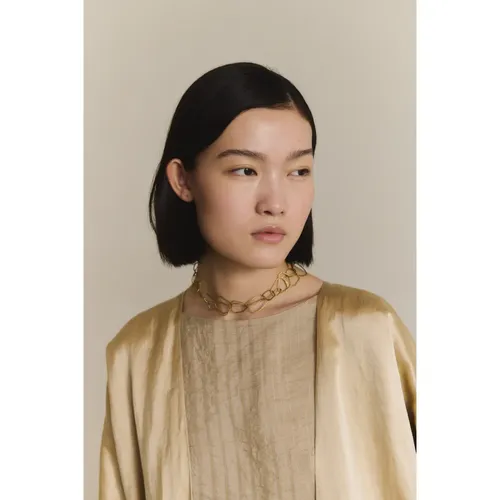 Irregular Interlinked Hoop Necklace - Cortana - Modalova