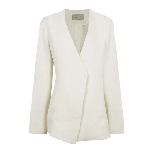 Costa, ivory linen jacket - Cortana - Modalova