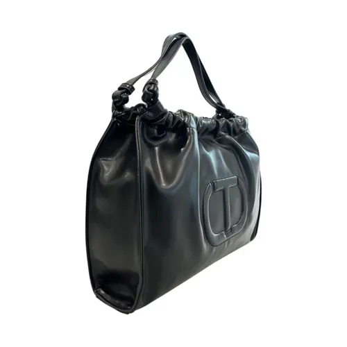 Stylish PU Leather Shoulder Bag - Twinset - Modalova