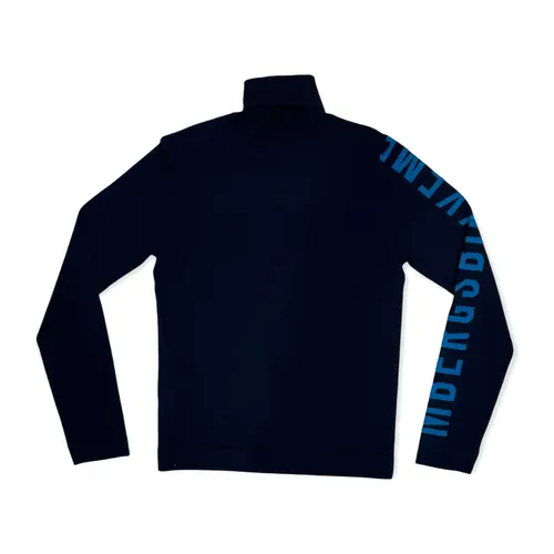 Navy Regular Pull Sweater - Bikkembergs - Modalova