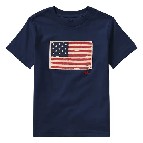Flag Cotton Jersey Tee - Ralph Lauren - Modalova