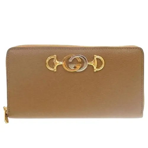 Pre-owned Leather Wallet - Gucci Vintage - Modalova