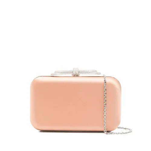 Crystal Bow Clutch Bag - Mach & Mach - Modalova
