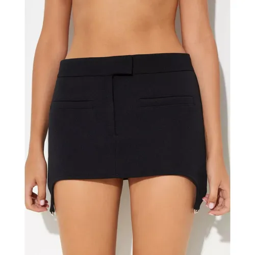 Black Mini Skirt with Cut-Outs - Courrèges - Modalova