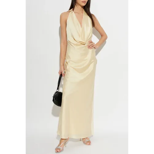 Satin Slip Dress With Straps - Rotate Birger Christensen - Modalova