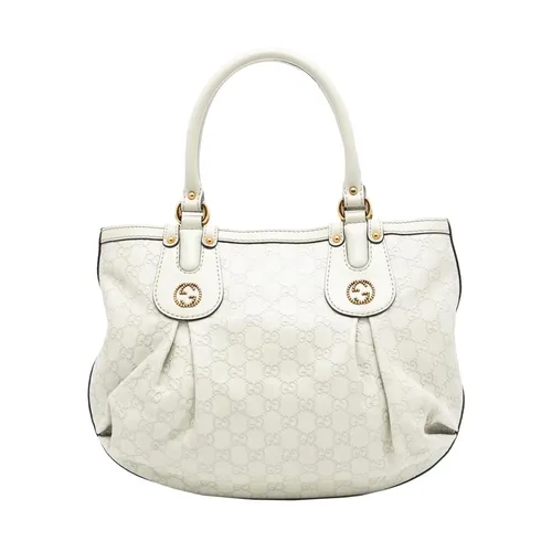 Pre-owned Leather Satchel - Gucci Vintage - Modalova