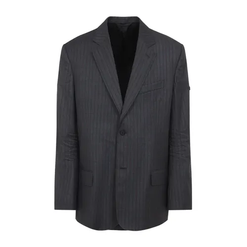 Pinstripe Wool Blazer - Balenciaga - Modalova