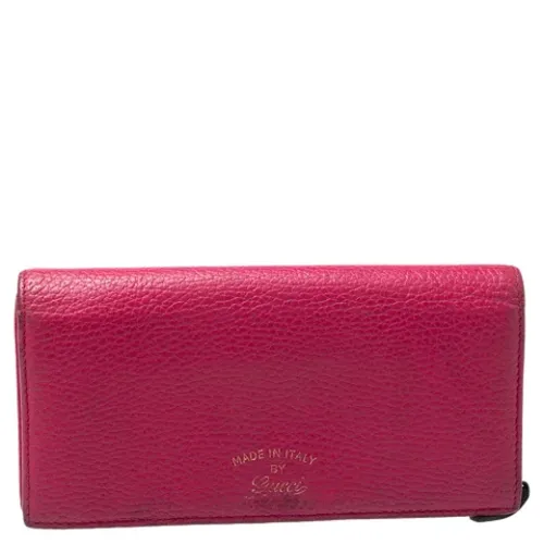 Pre-owned Leather wallets - Gucci Vintage - Modalova