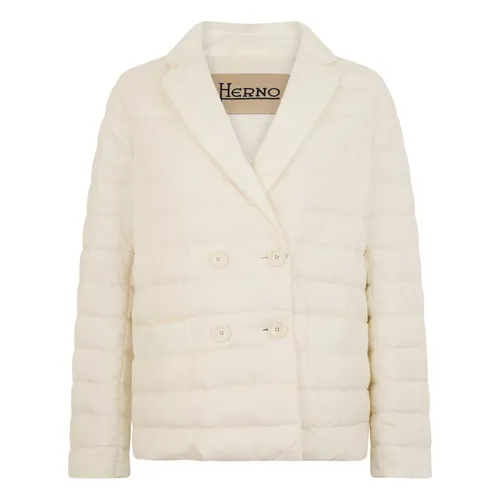 Quilted Down Jacket - Herno - Modalova