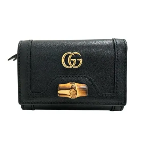 Pre-owned Leather Wallet - Gucci Vintage - Modalova