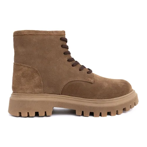 Beige Ankle Boots - Sergio Moretti - Modalova
