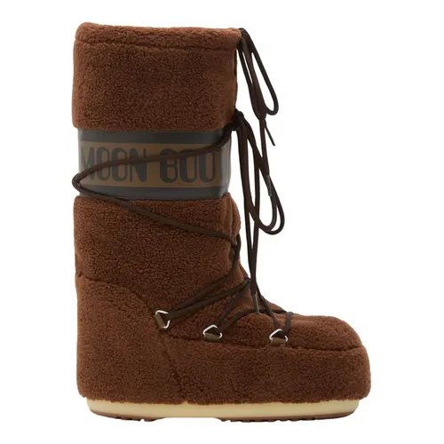 Icon Brown Fleece Boots - Moon Boot - Modalova