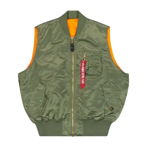 Sage Green Ma-1 Jacket - Alpha Industries - Modalova