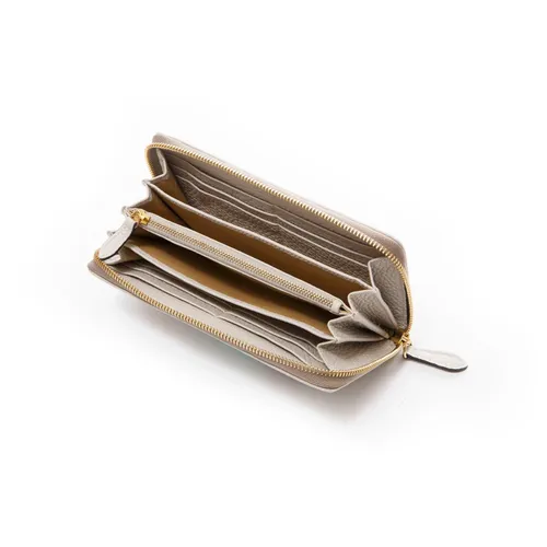 Velvety Leather Wallet - Eleventy - Modalova
