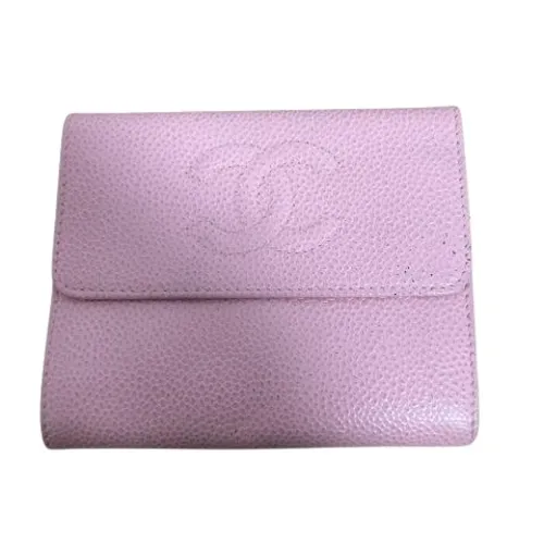 Pre-owned Leather Wallet - Chanel Vintage - Modalova